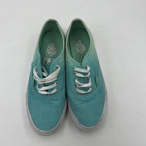 Vans Lace Up Skate Shoes Blue Ombré Men’s 7.5 Women’s 9